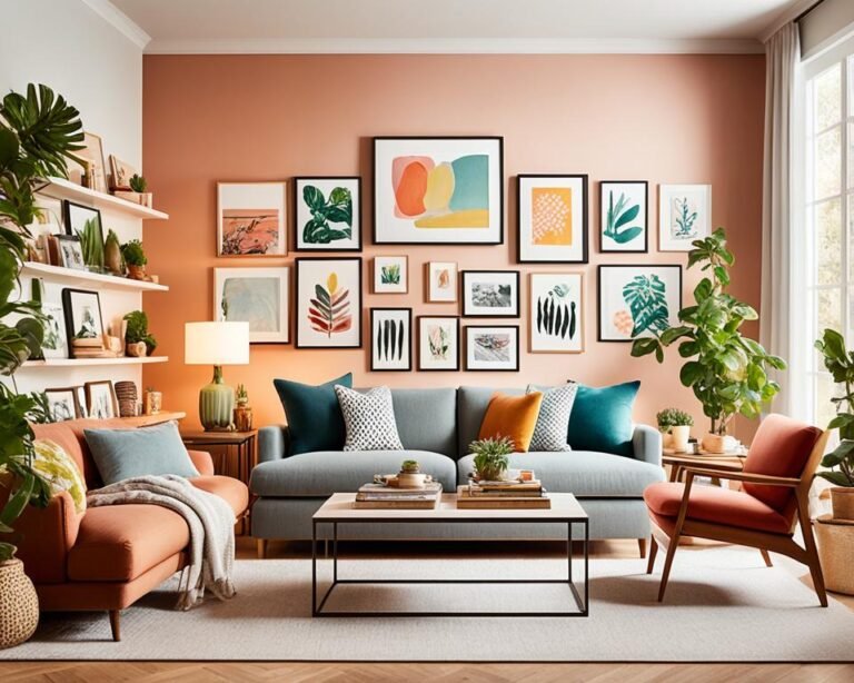 Arte nas Paredes: Como Usar Quadros e Prateleiras para Decorar