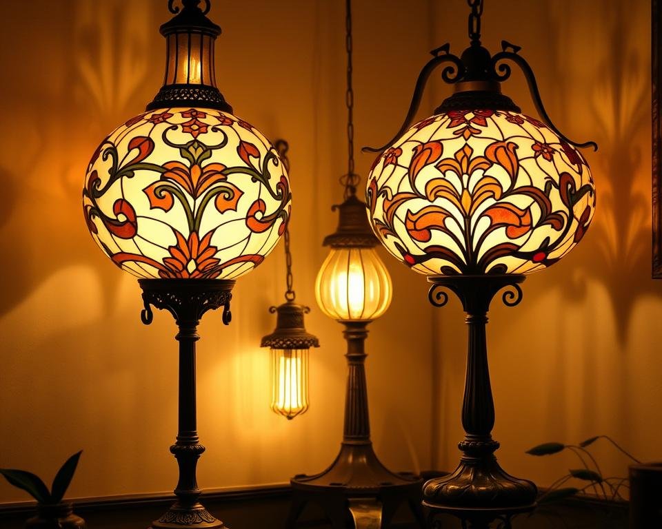 Luminárias Art Nouveau