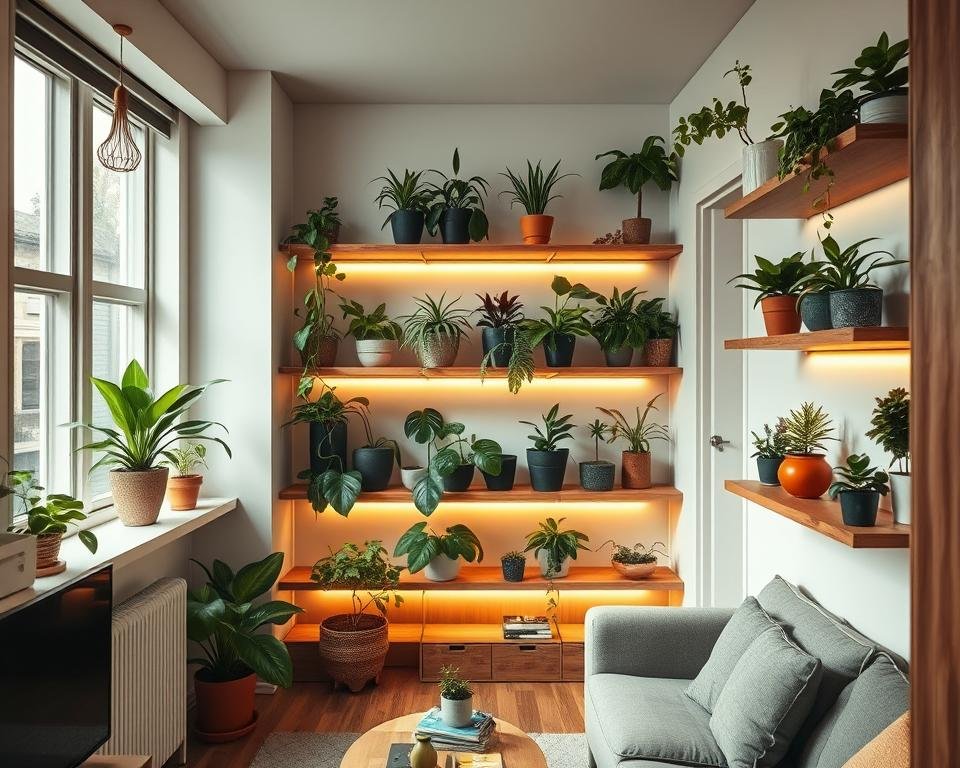 Plantas em apartamento pequeno