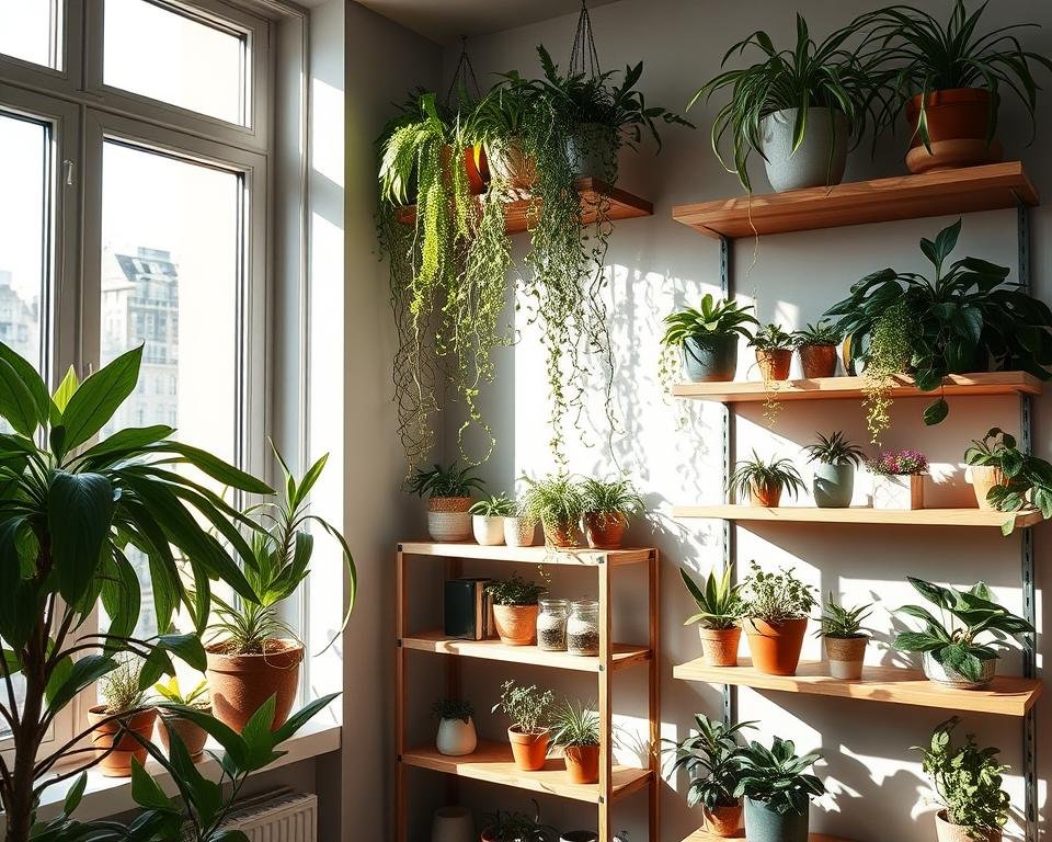 plantas em apartamentos