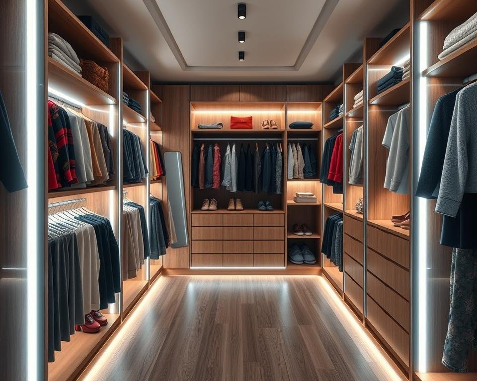 closets iluminados