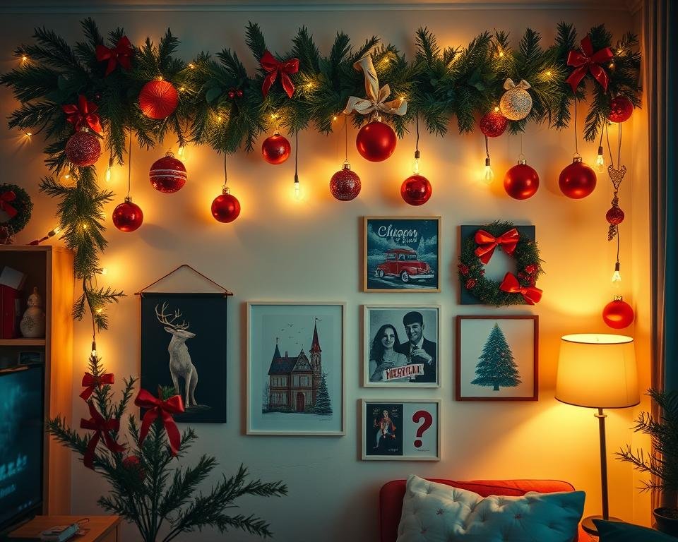 decoração de parede natal