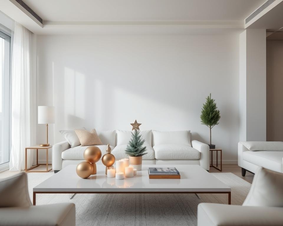 ideias decoração minimalista sala estar ano novo