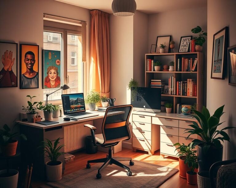 home office apartamento alugado