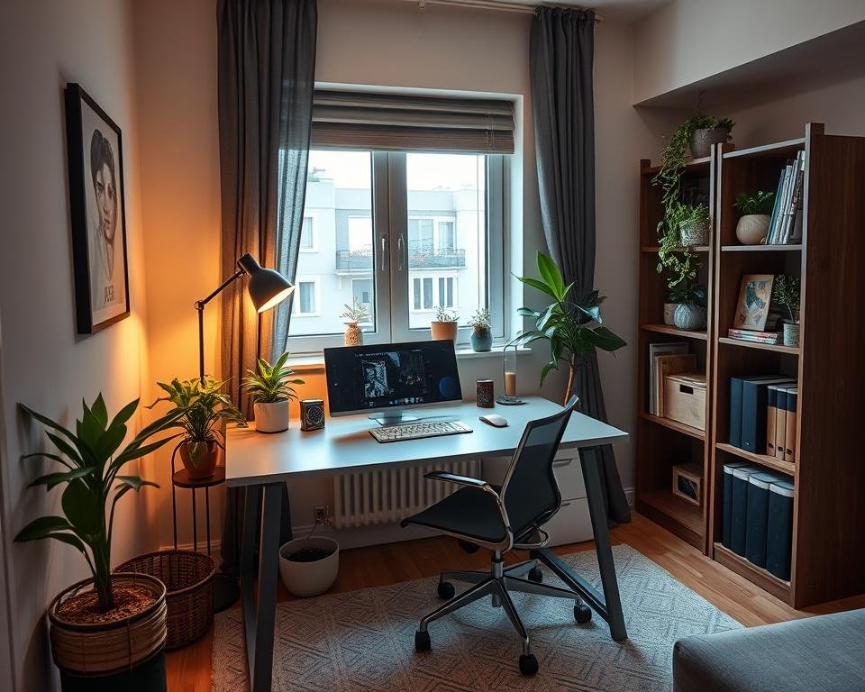 home office apartamento alugado