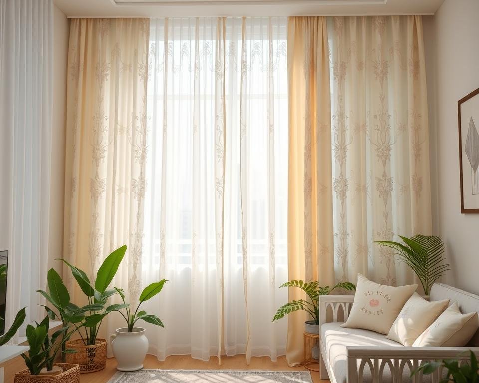 cortinas leves decorativas