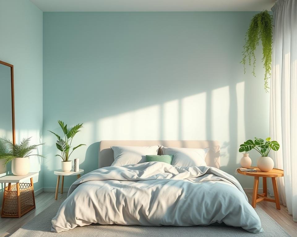 Cores relaxantes para quarto