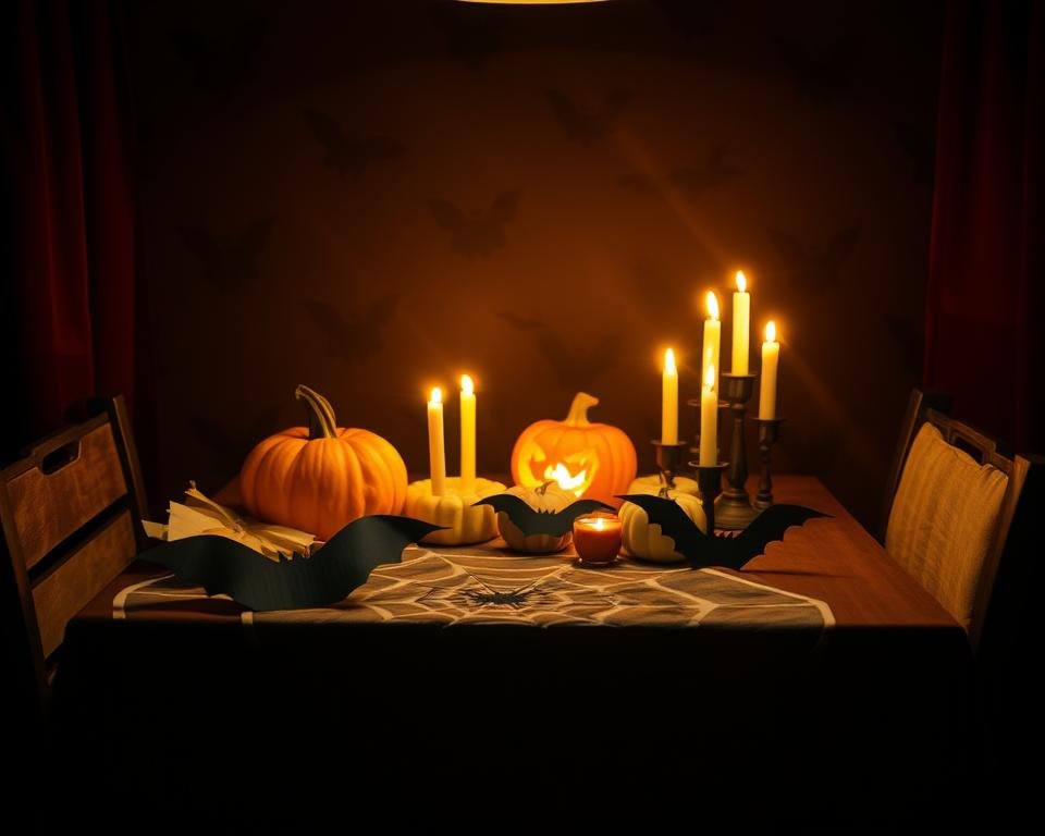 Decoração de Halloween de baixo custo