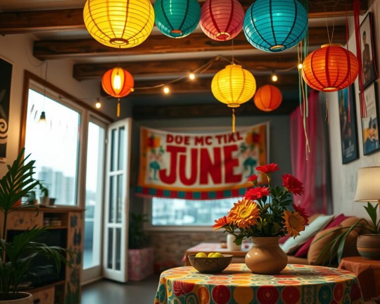 decoração de festa junina apartamento pequeno