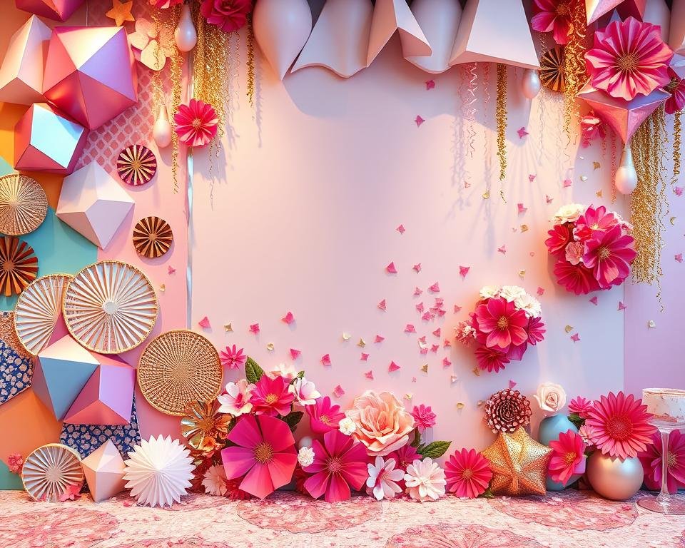Painéis decorativos para festa de aniversário