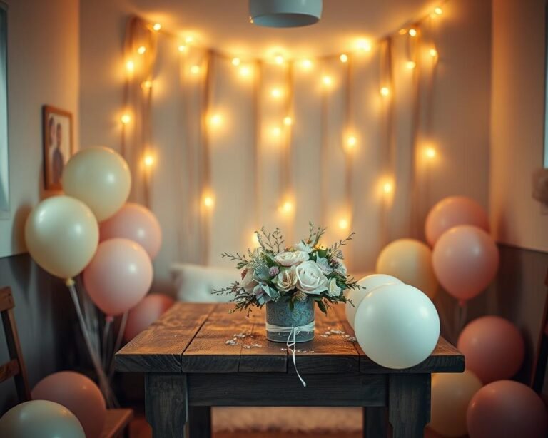 decoração festa aniversário espaço pequeno