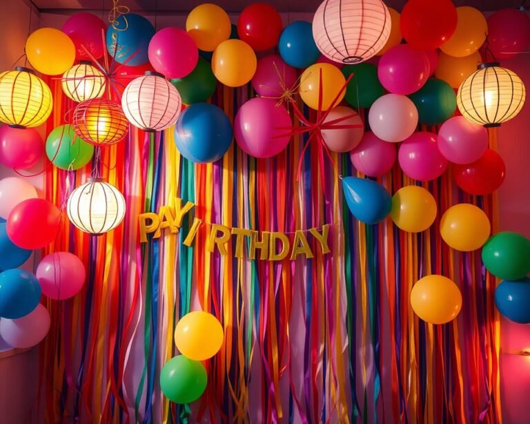 decoração parede aniversário
