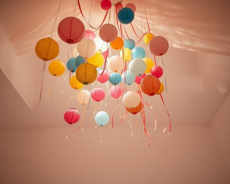 decoração suspensa aniversário